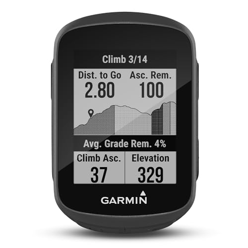 Garmin Edge 130 Plus renewed – kompakter,33 g leichter GPS-Radcomputer mit 1,8“ Display,Datenaufzeichnung,Trainingsplänen,Navigation und MTB-Werten.Benachrichtigungen,bis zu 12 h Akku, Generalüberholt