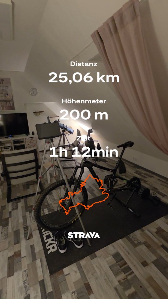 Heute gab es wieder eine Indoor-Session für mich. 💪
Es wird langsam wieder... Es wird.... ✌️