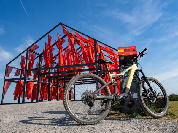 Mein Mountainbike auf Halde Norddeutschland